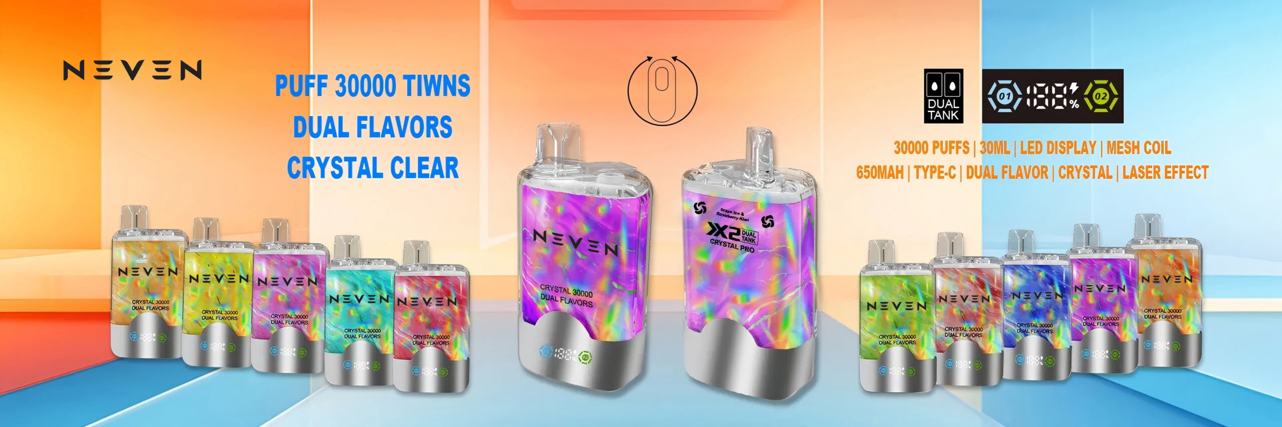 NEVEN Premium Disposable Vape Banner 8