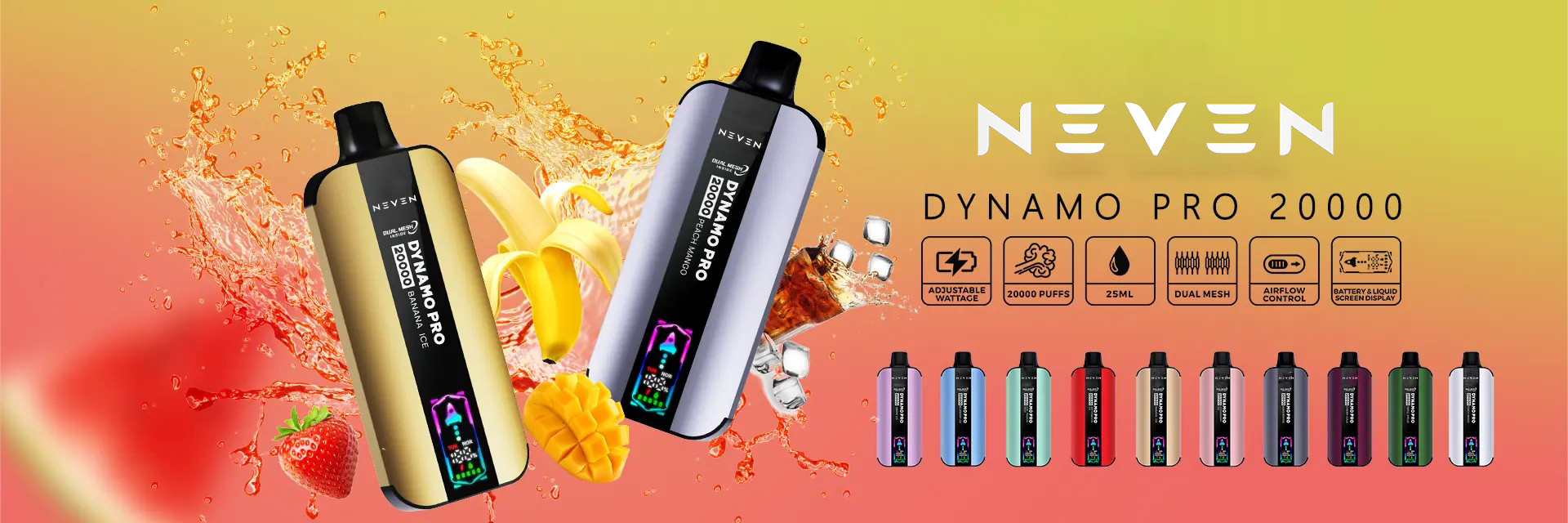 NEVEN Premium Disposable Vape Banner 9