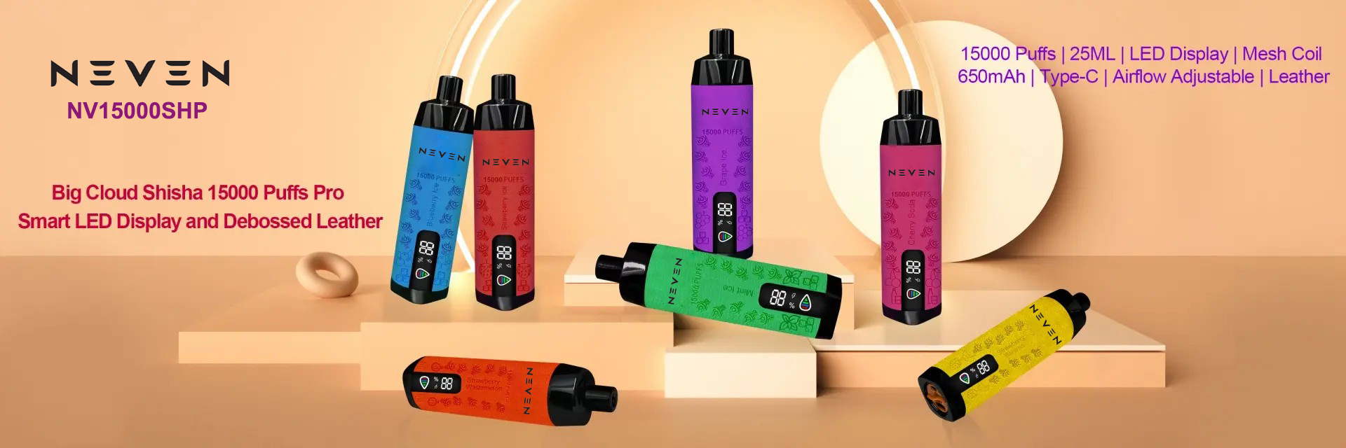 NEVEN Premium Disposable Vape Banner 1