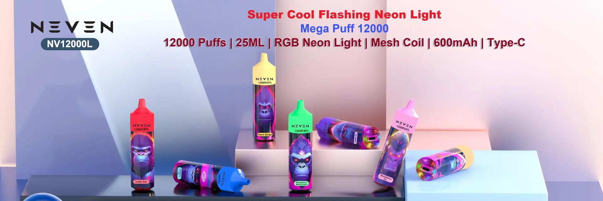 NEVEN Premium Disposable Vape Banner 2