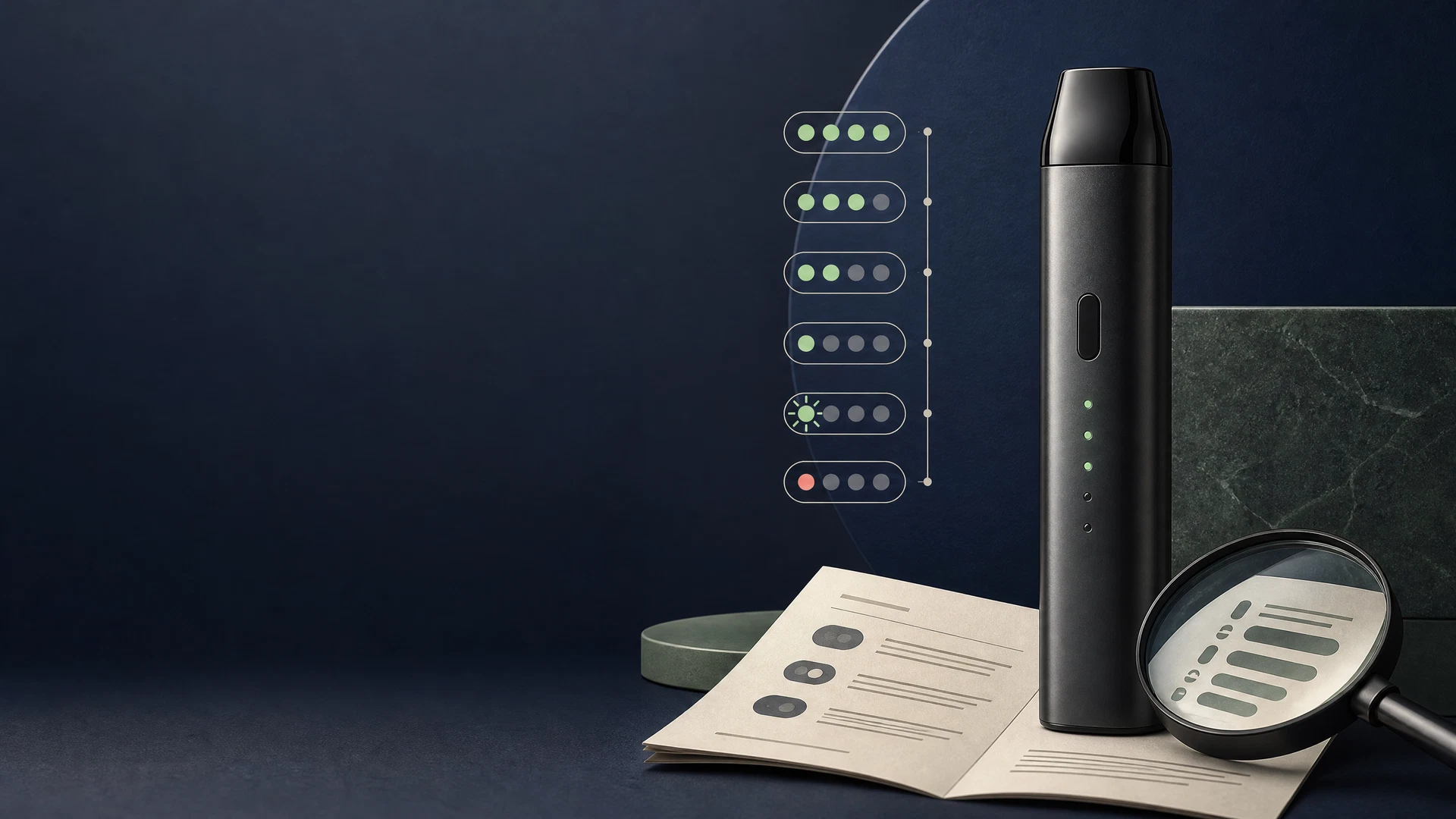 دليل قراءة مؤشرات بطارية الفيب (vape battery indicator reading guide) — ملاحظات 2026